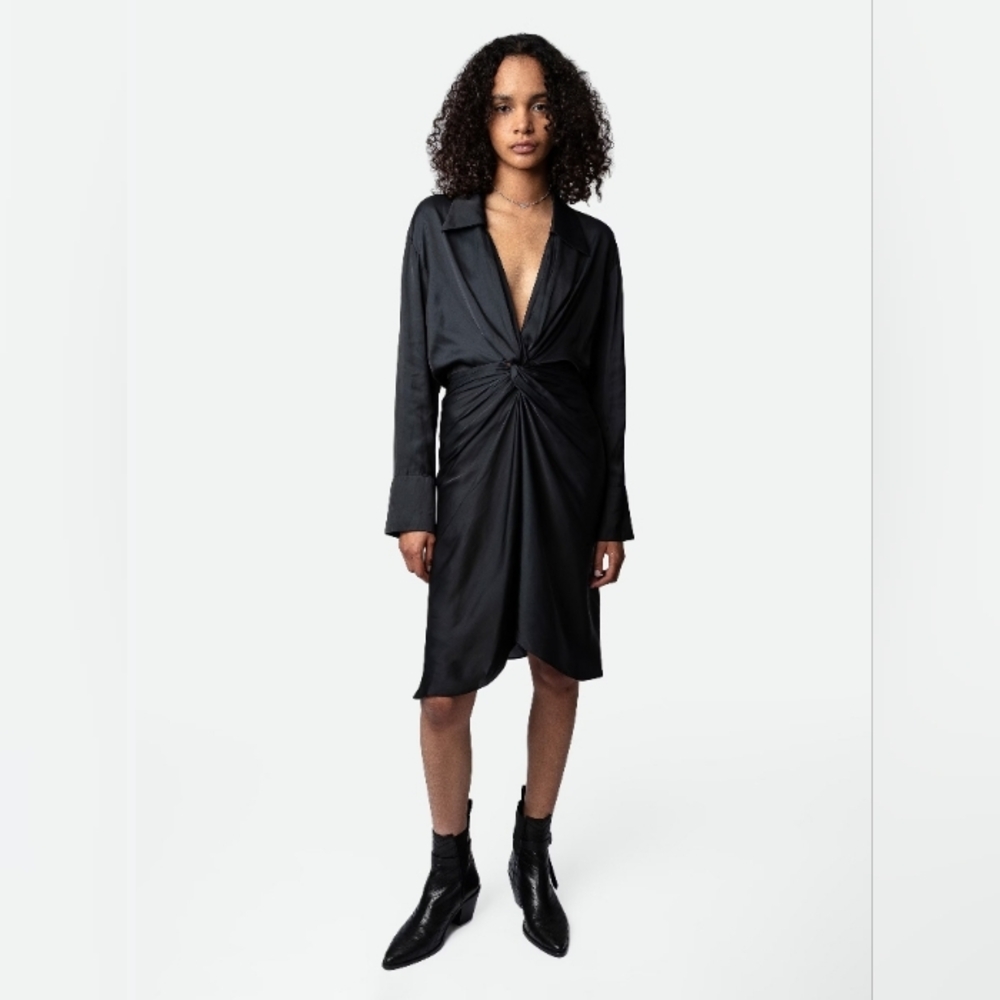 Zadig & Volataire Rozo Satin Dress